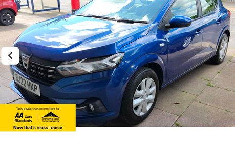 Dacia Sandero 1.0 Sandero Comfort TCe CVT 5dr