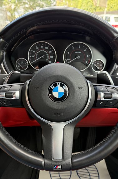 BMW 4 Series 435D XDRIVE M SPORT -ADAPTIVE SUSPENSION -CORAL RED LEATHER  