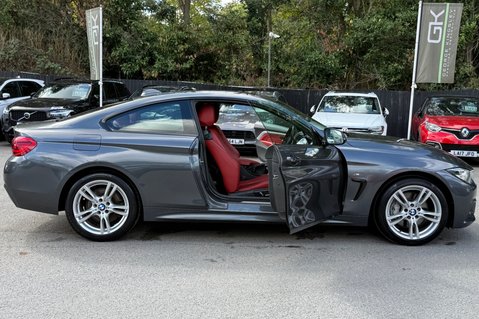 BMW 4 Series 435D XDRIVE M SPORT -ADAPTIVE SUSPENSION -CORAL RED LEATHER  17