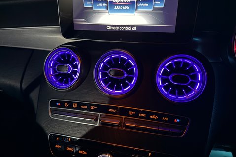 Mercedes-Benz C Class C 220 D AMG LINE PREMIUM PLUS - SELENITE GREY WITH CRANBERRY LEATHER 81