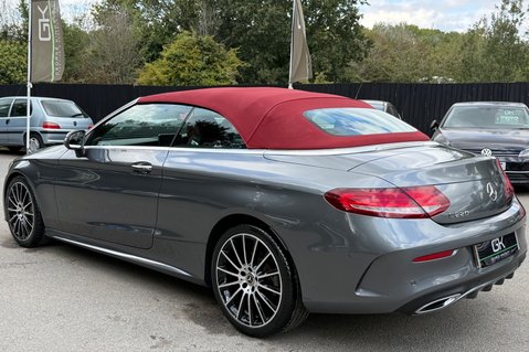 Mercedes-Benz C Class C 220 D AMG LINE PREMIUM PLUS - SELENITE GREY WITH CRANBERRY LEATHER 2