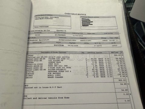 Aston Martin Vantage 4.3 Vantage V8 Auto 2dr ROADSTER 143