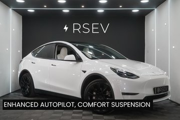 Tesla Model Y LONG RANGE AWD Enhanced Autopilot White Interior 20" Induction Alloys VAT Q
