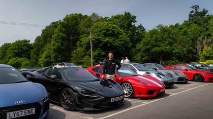 Romans International Convoy to Goodwood Breakfast Club Supercar Sunday 11