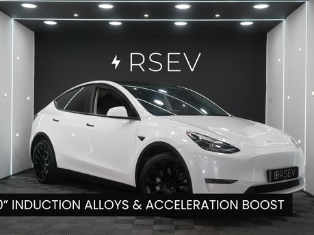 Tesla Model Y LONG RANGE AWD 20" Induction Alloys Acceleration Boost One Owner GROK AI 