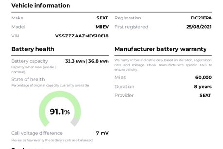 SEAT Mii 36.8kWh Hatchback 5dr Electric Auto (83 ps) 9