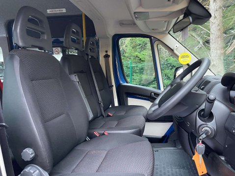 Peugeot Boxer 440 L4H2 17 SEAT NON-D1 Lightweight minibus with full ramp and sensors 19