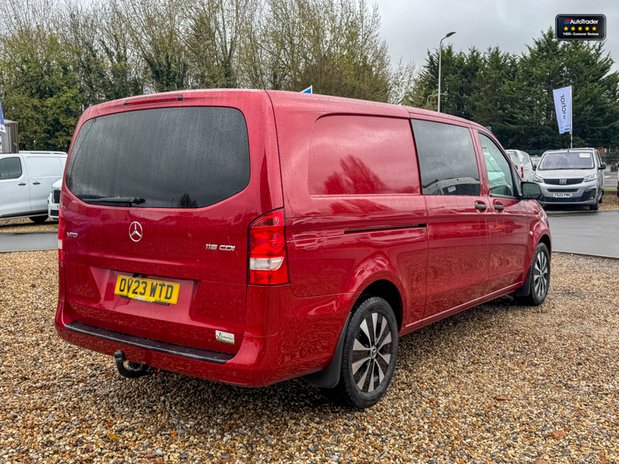 Mercedes-Benz Vito Crew Cab AUTO XLWB L3H1 Premium Plus 116 Alloys Sensors Tow Bar NO VAT EURO 7