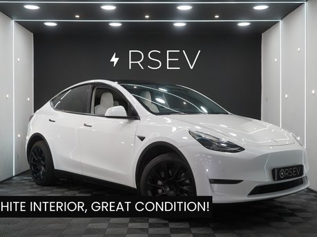 Tesla Model Y LONG RANGE AWD White Interior 20" Induction Alloys GROK AI Battery SOH 91%