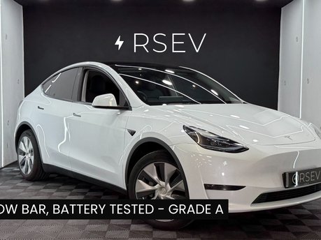 Tesla Model Y LONG RANGE AWD TOW BAR One Owner GROK AI Adaptive LEDs Pano Roof VAT Q