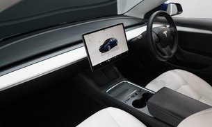 Tesla Model 3 RWD White Interior 19" Sport Wheels GROK Ryzen Chip One Owner Heat Pump 19