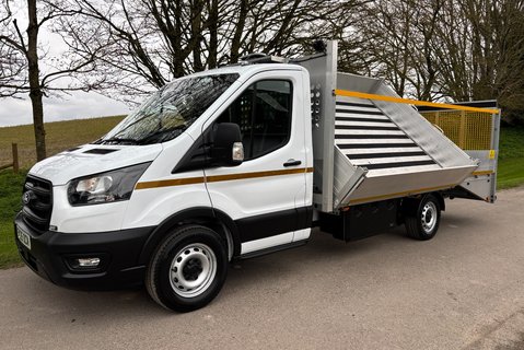 Ford Transit 350 Srw 130 ps Lawnmower Beavertail / Tipper Truck - Air Con 1