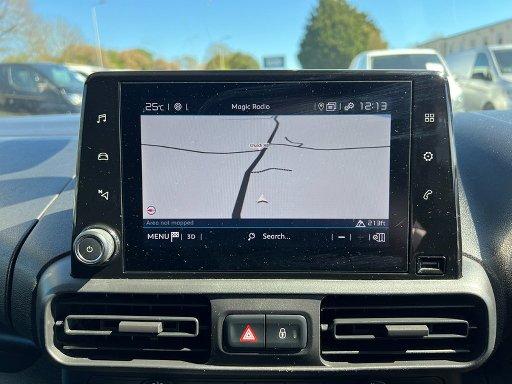 2021 Citroen BerlingoSWB L1H1 Driver 1000 Air Con Alloys Camera Nav Sensors EURO 6 NO VAT — thumbnail 38 of 51