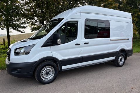 Ford Transit 350 L3 H3 130 ps Double Cab in Van - Air Con / Sat Nav 1