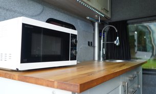 Ford Transit 350 L3 H3 P/V DRW FSH New Brakes Off Grid Solar Cassette Toilet Air Con +++ 33