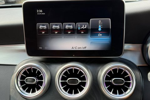 Mercedes-Benz C Class C 220 D AMG LINE PREMIUM PLUS - SELENITE GREY WITH CRANBERRY LEATHER 64