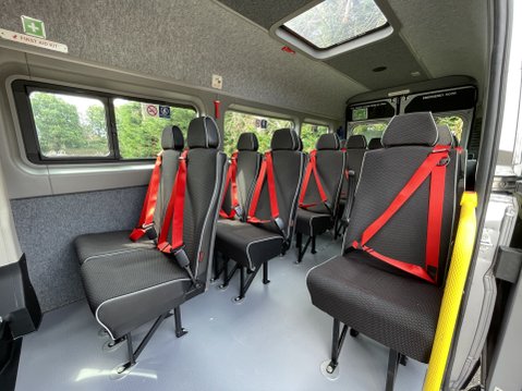 Peugeot Boxer 440 L4H2 LIGHTWEIGHT MINIBUS 17SEATS w/ Telescopic Ramps, AC. ULEZ E6 24