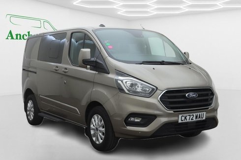 Ford Transit Custom Crew Cab SWB L1H1 Low Roof Limited 300 Air Con Alloys Sensors Cam EURO 6 NO