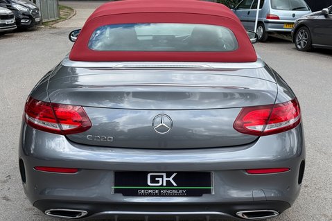 Mercedes-Benz C Class C 220 D AMG LINE PREMIUM PLUS - SELENITE GREY WITH CRANBERRY LEATHER 8