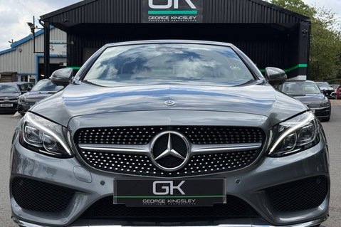 Mercedes-Benz C Class C 220 D AMG LINE PREMIUM PLUS - SELENITE GREY WITH CRANBERRY LEATHER 22