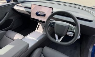 Tesla Model 3 PERFORMANCE AWD Deep Blue Metallic GROK AI RYZEN 21" ALLOYS BLACK INTERIOR 2
