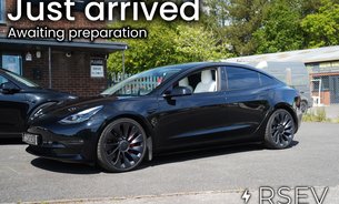 Tesla Model 3 PERFORMANCE AWD Enhanced Autopilot White Interior Solid Black 1 Owner VATQ 1