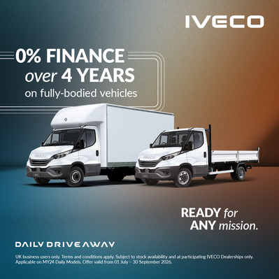 DAILY DRIVEAWAY WITH 0% FINANCE