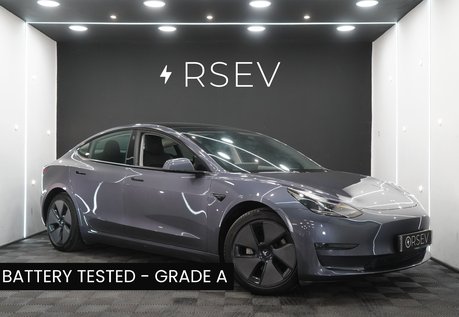 Tesla Model 3 LONG RANGE AWD One Owner Midnight Silver Adaptive LEDs Pano Roof Heat Pump