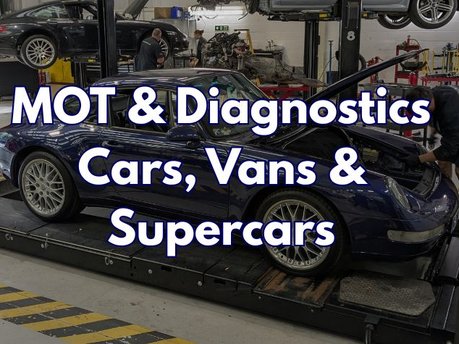 MOT & Diagnostics – Cars, Vans & Supercars