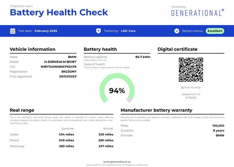 BMW I4 i4 eDrive 40 M Sport 5dr 9