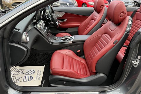 Mercedes-Benz C Class C 220 D AMG LINE PREMIUM PLUS - SELENITE GREY WITH CRANBERRY LEATHER 3
