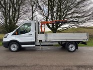 Ford Transit 350 Srw 130 ps Dropside Truck with Maxilift PH110 Crane 7