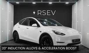 Tesla Model Y LONG RANGE AWD 20" Induction Alloys Acceleration Boost One Owner GROK AI  1