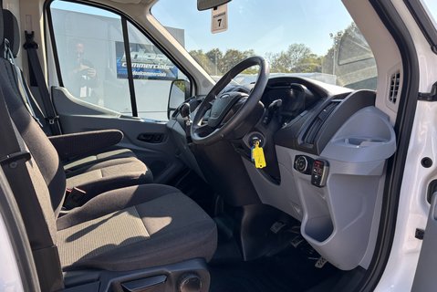 Ford Transit 350 Srw 130 ps Dropside Truck with Maxilift PH110 Crane 15
