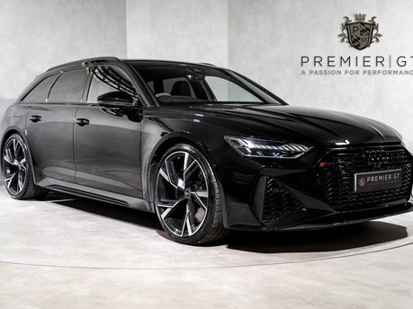 Audi RS6 Avant QUATTRO CARBON BLACK. VAT Q. WARRANTY. HEATED & COOLED SEATS. B & O.