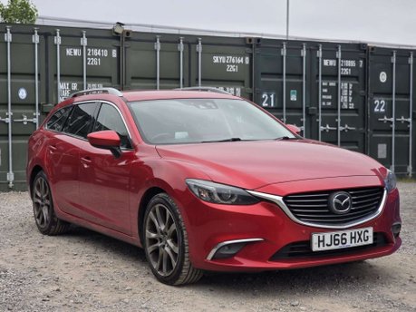 Mazda 6 2.2 SKYACTIV-D Sport Nav Estate 5dr Diesel Auto Euro 6 (s/s) (175 ps) 5