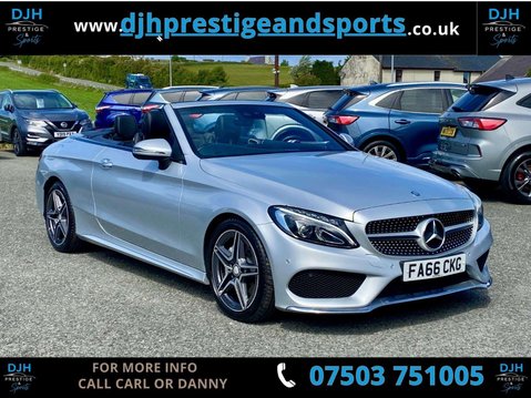 Mercedes-Benz C Class 2.1 C220d AMG Line (Premium Plus) Cabriolet G-Tronic+ Euro 6 (s/s) 2dr 1