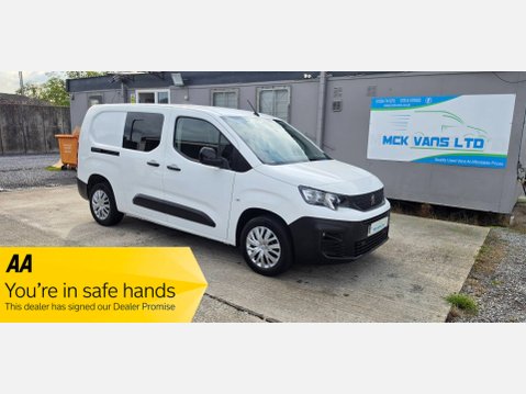 Peugeot Partner PROFESSIONAL 850 L2 H1 5 SEATER CREW VAN 1.5 HDI 100ps EU6 NO VAT 1