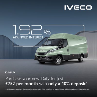 GET BEHIND THE WHEEL OF THE NEW IVECO DAILY – HIRE PURCHASE MADE SIMPLE