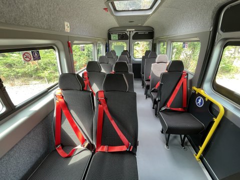 Peugeot Boxer 440 L4H2 LIGHTWEIGHT MINIBUS 17SEATS w/ Telescopic Ramps, AC. ULEZ E6 5
