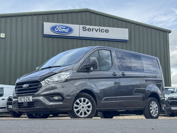 Ford Transit Custom Crew Cab AUTO SWB L1H1 Low Roof Limited 320 Air Con Alloys H/Seats EURO 6 2
