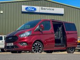 Ford Transit Custom Crew Cab AUTO SWB L1H1 Low Roof Sport 320 Nav Sensors Air Con Alloys EURO 6 1