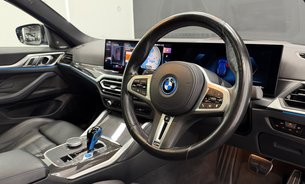 BMW i4 M50 Frozen Portimao Blue Laser Lights Sunroof HUD Carbon Decor FBMWSH +++ 4