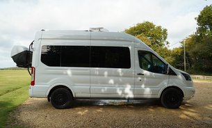 Ford Transit 350 L3 H3 P/V DRW FSH New Brakes Off Grid Solar Cassette Toilet Air Con +++ 16