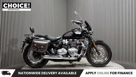 Triumph Speedmaster 2019 ONLY 24K LONG MOT PANNIERS SISSY BAR CRUISER ROADSTER