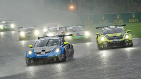 Wet Pace Unrewarded For Harry King at Spa