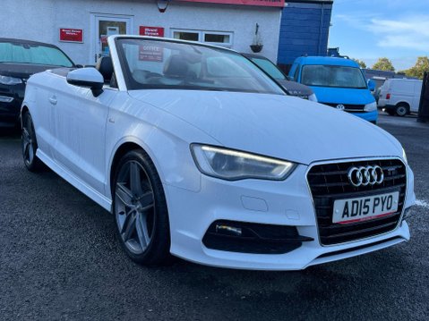 Audi A3 2.0 TDI S line Convertible 2dr Diesel S Tronic quattro Euro 6 (s/s) (184 ps 15