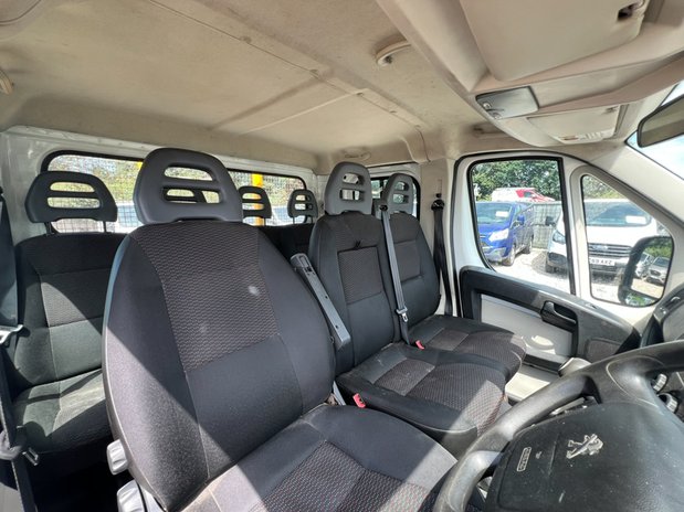 Peugeot Boxer Tipper LWB L3 7 Seater Bluetooth Tow Bar EURO 6 NO VAT 31