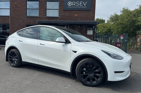 Tesla Model Y LONG RANGE AWD White Interior 20" Induction Alloys Acceleration Boost GROK 