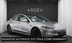 Tesla Model 3 LONG RANGE AWD White Interior Enhanced Autopilot Ext Tesla Comp Warranty 1